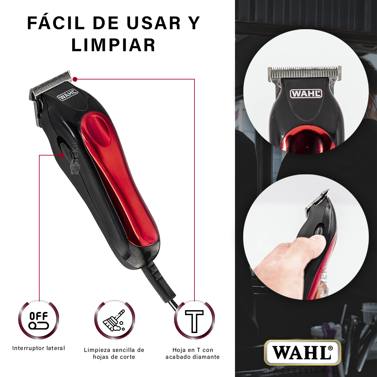 MAQUINA WAHL T-PRO - Imagen 6