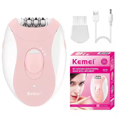 MAQUINA DEPILATORIA INTIMA FEMENINA KEMEI KM-189A