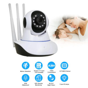 CAMARA WIFI 3 ANTENAS (V380PRO)