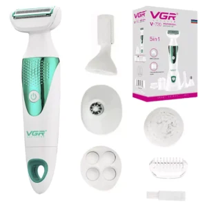 MAQUINA DEPILATORIA INTIMA FEMENINA VGR V-720 5in1