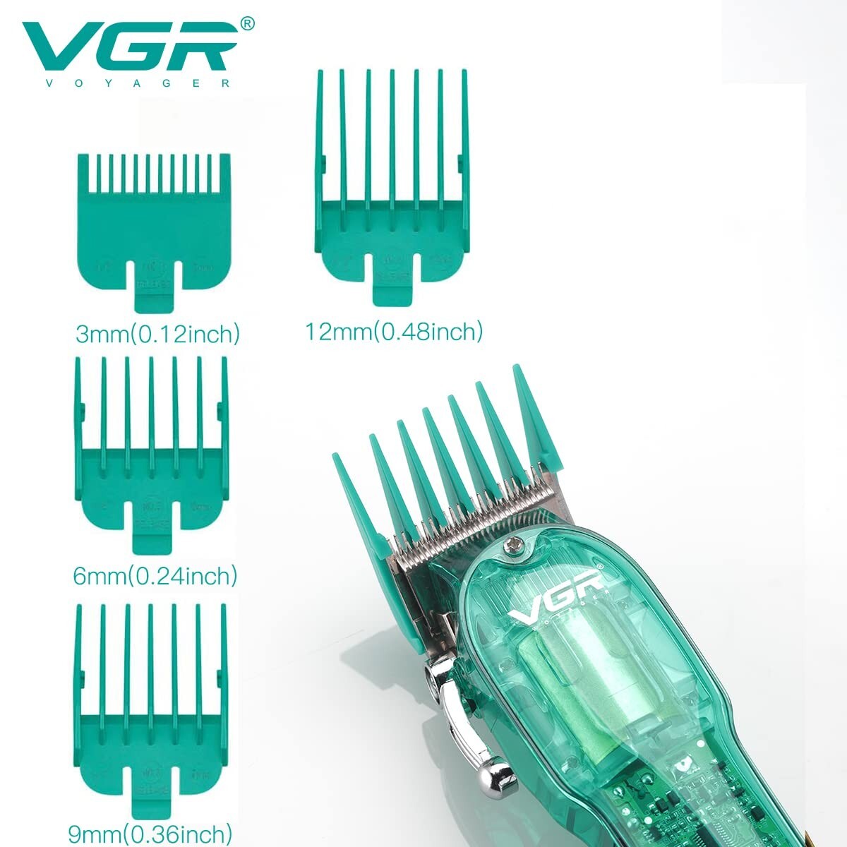 MAQUINA DE MOTILAR INALAMBRICA PROFESIONAL VGR V-660 - Imagen 3