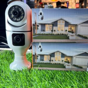 CÁMARA WIFI DOBLE LENTE DE BOMBILLO – APP V380 Pro