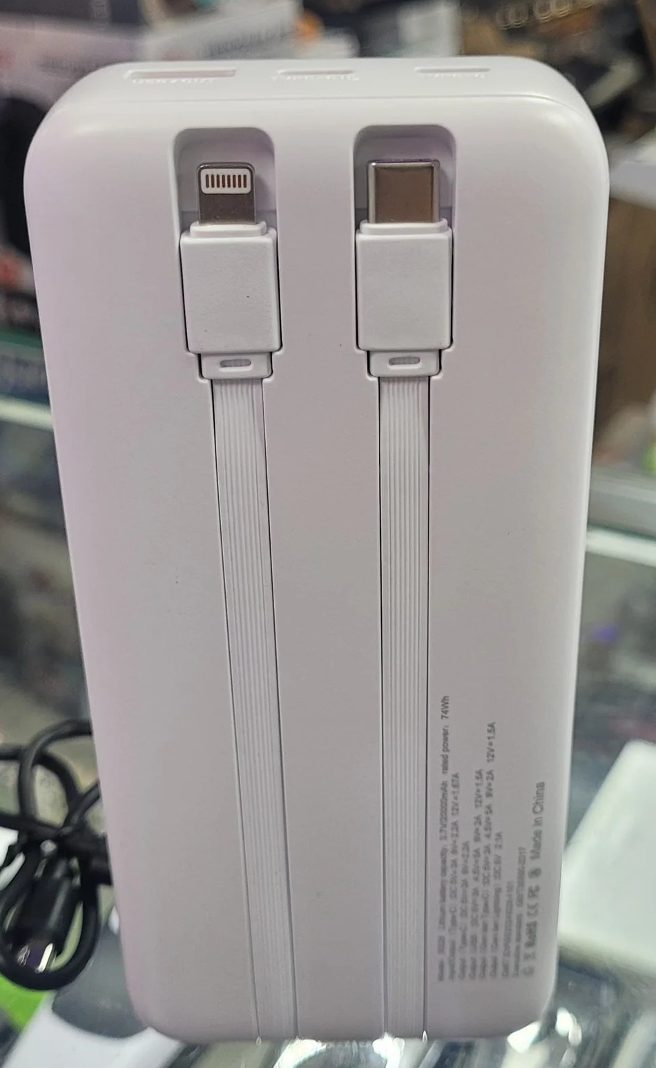BATERIA PORTATIL XS28 20000MAH - Imagen 3