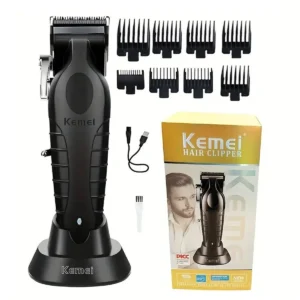 💈✨ Kemei KM-2296 – Máquina Cortadora Profesional Inalámbrica ✨💈