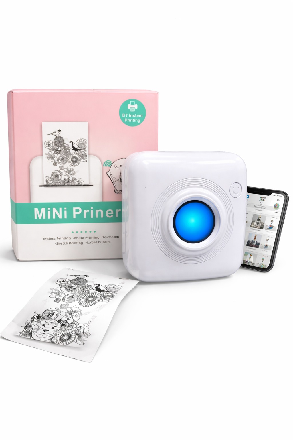 🖨️MINI IMPRESORA PORTATIL 📱