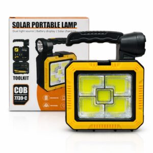 🔦🔩KIT LINTERNA+HERRAMIENTAS COB7739-C🛠️