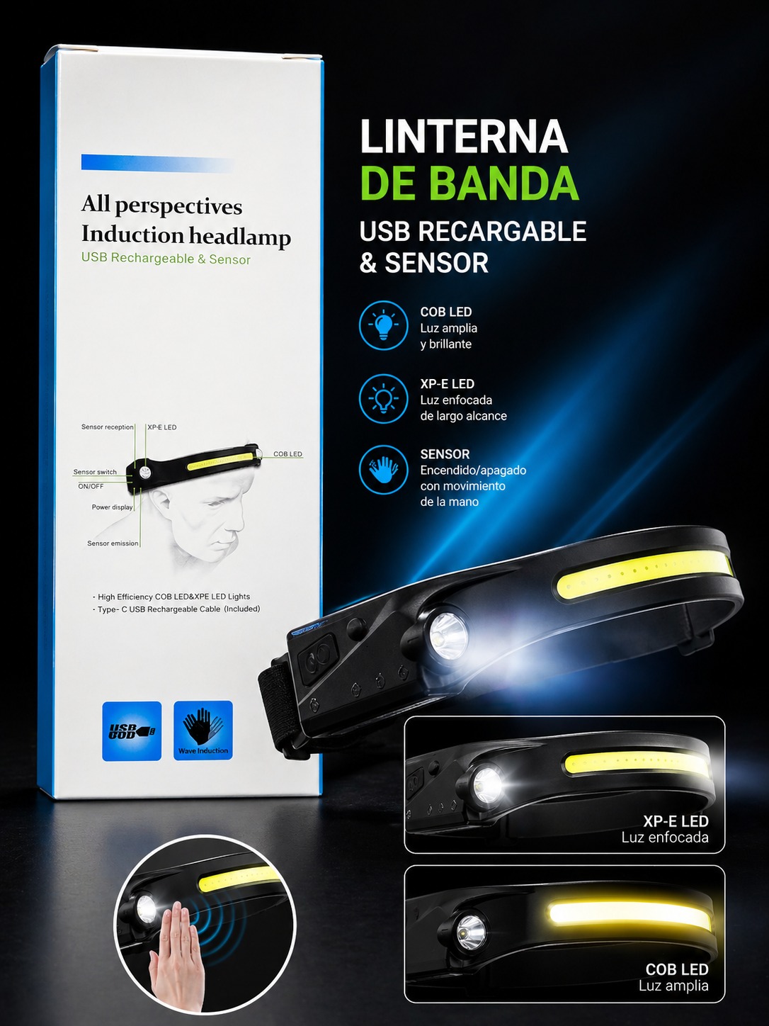 LINTERNA SENSOR Y001