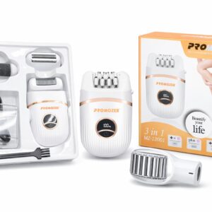 🪒Depiladora Recargable PROMOZER 3 en 1 MZ-1201✨